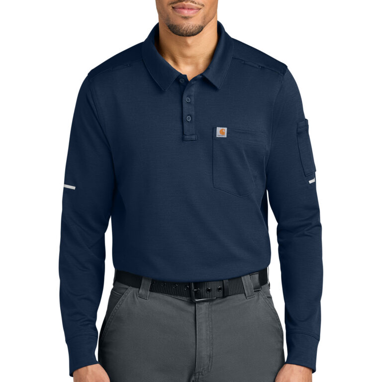 Carhartt FLD & RSCU Long Sleeve Polo