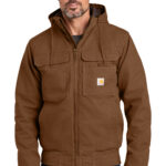 Carhartt Full Swing Washed Duck Active Jac in Red Duck Brown