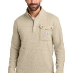 Carhartt Midweight 1/4-Zip Sweater Fleece in Oat Milk