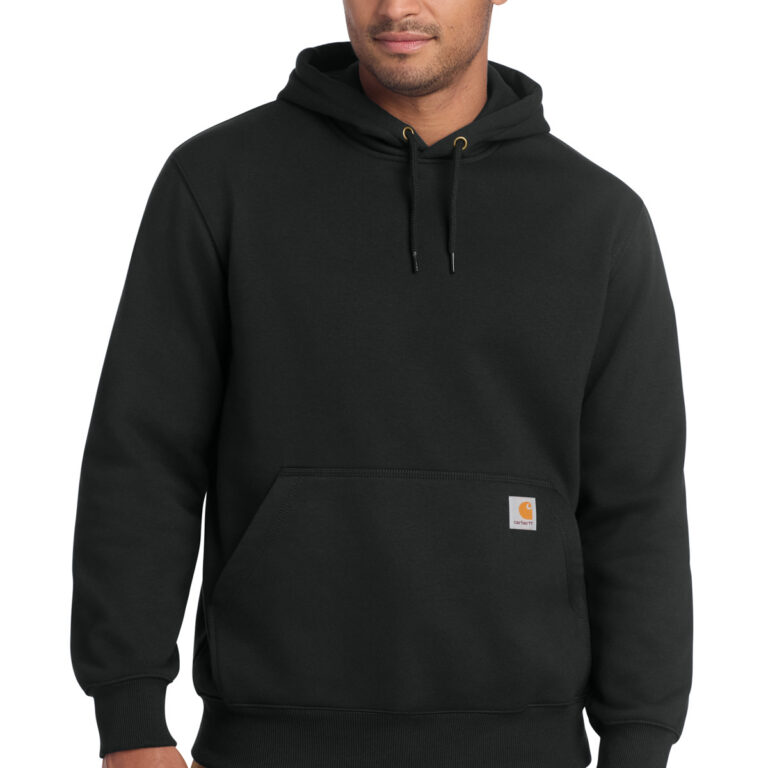 Carhartt Rain Defender Paxton Heavyweight Hooded Sweatshirt in Black