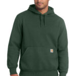 Carhartt Rain Defender Paxton Heavyweight Hooded Sweatshirt in Forestry Green
