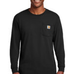 Carhartt Workwear Pocket Long Sleeve T-Shirt in Black