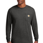 Carhartt Workwear Pocket Long Sleeve T-Shirt in Carbon Heather