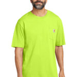 Carhartt Workwear Pocket Short Sleeve T-Shirt in Brite Lime