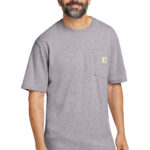 Carhartt Workwear Pocket Short Sleeve T-Shirt in Heather Grey