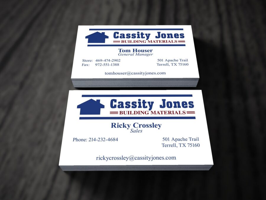 Cassity Jones business cards