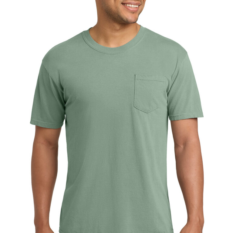 Comfort Colors Heavyweight Ring Spun Pocket Tee in Bay
