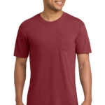 Comfort Colors Heavyweight Ring Spun Pocket Tee in Chili