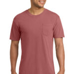 Comfort Colors Heavyweight Ring Spun Pocket Tee in Crimson