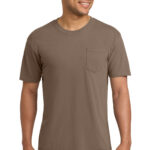 Comfort Colors Heavyweight Ring Spun Pocket Tee in Espresso