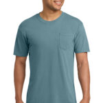 Comfort Colors Heavyweight Ring Spun Pocket Tee in Ice Blue