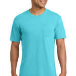 Comfort Colors Heavyweight Ring Spun Pocket Tee in Lagoon