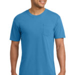 Comfort Colors Heavyweight Ring Spun Pocket Tee in Royal Caribe