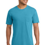 Comfort Colors Heavyweight Ring Spun Pocket Tee in Sapphire