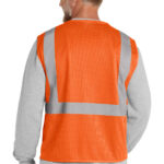 CornerStone ANSI 107 Class 2 Economy Mesh Zippered Vest