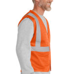 CornerStone ANSI 107 Class 2 Economy Mesh Zippered Vest