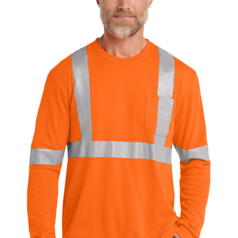 CornerStone ANSI 107 Class 2 Long Sleeve Safety T-Shirt