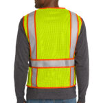 CornerStone ANSI 107 Class 2 Mesh Zippered Two-Tone Vest