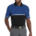 CornerStone Select Lightweight Snag-Proof Enhanced Visibility Polo in Royal/ Black