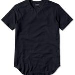 Cuts AO Elongated Tee in Black