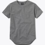 Cuts AO Elongated Tee in Heather Grey