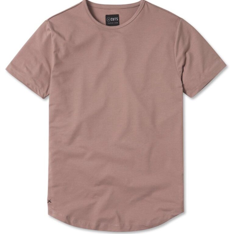 Cuts AO Elongated Tee in Mountain Mist