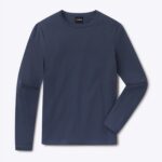 Cuts AO Long Sleeve Forever Tee in Pacific Blue