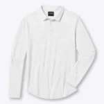 Cuts AO Long Sleeve Polo in White