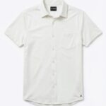 Cuts AO Short Sleeve Button-Up in White