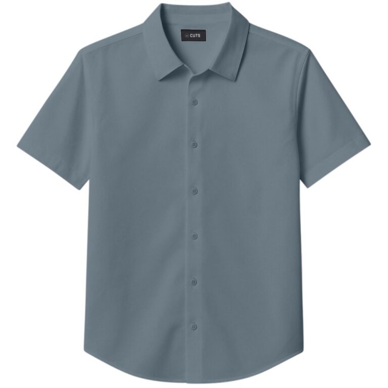 Cuts Crossover Button-Up in Ocean Storm