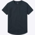 Cuts Crossover Tee in Obsidian
