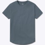 Cuts Crossover Tee in Ocean Storm