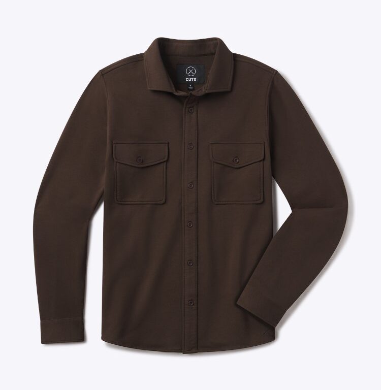 Cuts Hyperloop Overshirt in Truffle