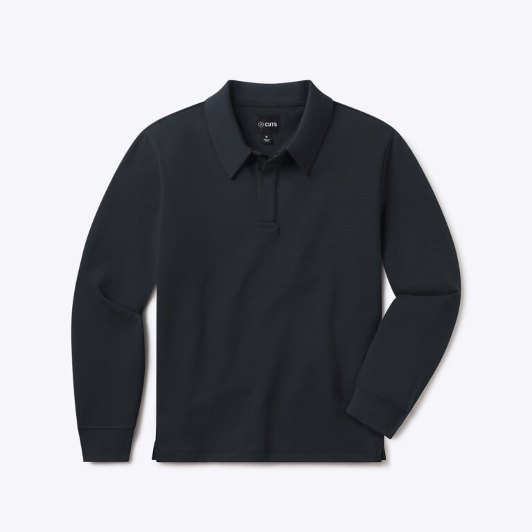Cuts Hyperloop Rugby Polo in Obsidian