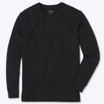 Cuts Hyperloop Split-Hem Pullover in Black