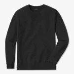 Cuts Riviera Knit Long Sleeve Texture Sweater in Black