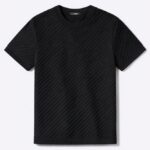 Cuts Riviera Texture Tee in Black