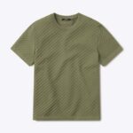 Cuts Riviera Texture Tee in Capers