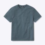 Cuts Riviera Texture Tee in Naples Blue