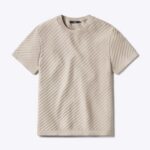 Cuts Riviera Texture Tee in Sand Dune