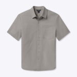 Cuts SoHo Short Sleeve Button-Up in Mounring Dove