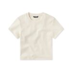 Cuts Women’s Tomboy Cropped Tee in Ivory
