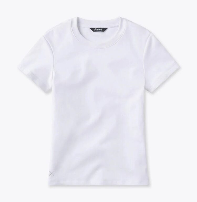 Cuts Women's Tomboy Tee in White