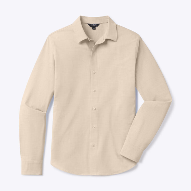 Cuts Women's SoHo Long Sleeve Button-Up in Sand Dune