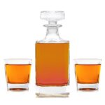 Decanter – Front Only – 2 Glasses