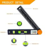 Digital Angle Finder Tool with Bubble Level