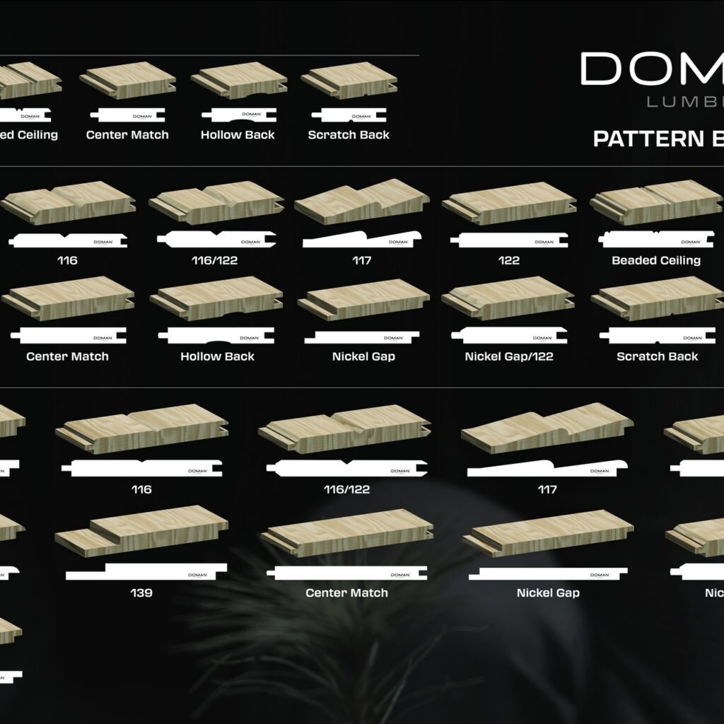 Doman Lumber pattern and profile poster