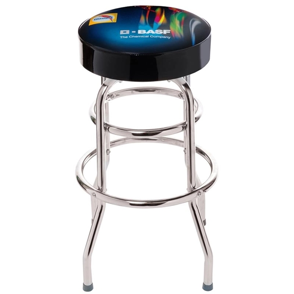 Double-Ring Swivel Counter Stool