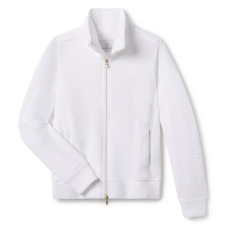 Fairway & Greene Carson Quilted Jacket in White