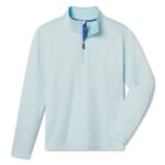 Fairway & Greene Coughlin 1/4 Zip in Coast/White